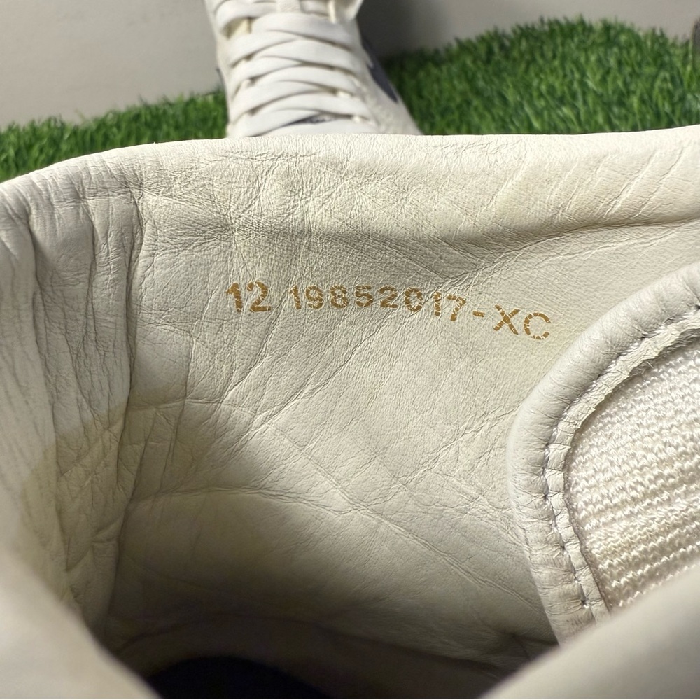 Air Jordan 1 Retro High OG Flyknit RE2PECT Derek Jeter Navy Blue White Gold l - Picture 9 of 11